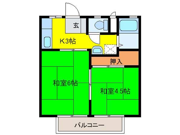 サンライフ木下の物件間取画像